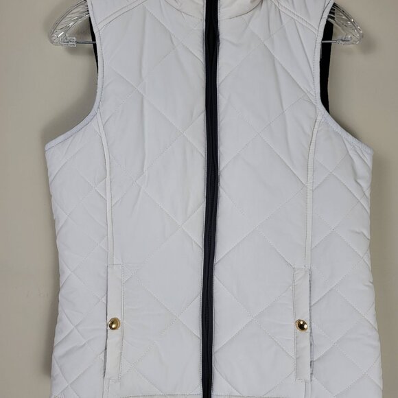 Lauren Ralph Lauren White Quilted Puffer Vest - Picture 5 of 13